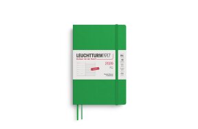 LEUCHTTURM WEEKLY PLANNER 2026 & NB B6+ SC 12 MONTHS SPRING LEAF 372688